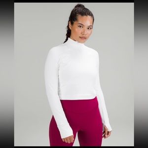 Lululemon It’s Rulu run cropped half zip